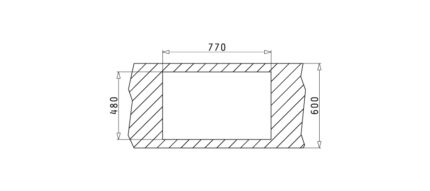 Ανοξείδωτος νεροχύτης Athena Extra 79*50 2B  PYRAMIS